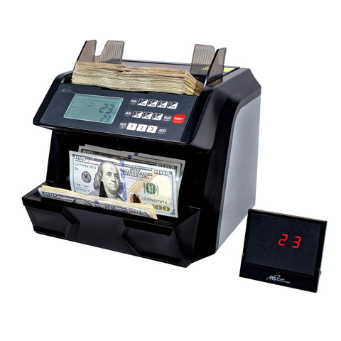High Speed Money Counting Machine With Add And Batch, 1500 Bills Per Minute, Ultraviolet Magnetic Ink Infrared Detector