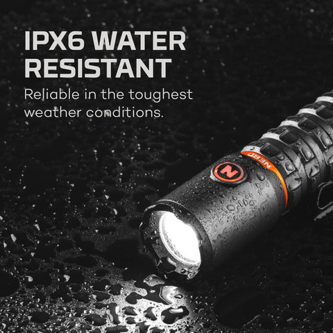 Torchy 2K Rechargeable Pocket Flashlight With 2000 Lumens, 5 Light Modes, Water Resistant and Impact Tough on wet surface