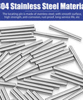60Piece 3mm By 30mm Stainless Steel Shelf Dowels For Cabinets And Furniture Heavy Duty 304 Pegs To Support Shelves