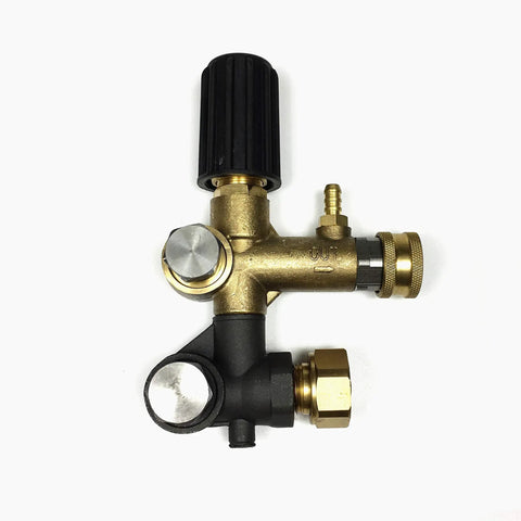 Brass and black valve component for Horizontal Shaft Pressure Washer Pump 1 Inch Inlet For Honda GX340 GX390 Engines Beefy 3600 PSI