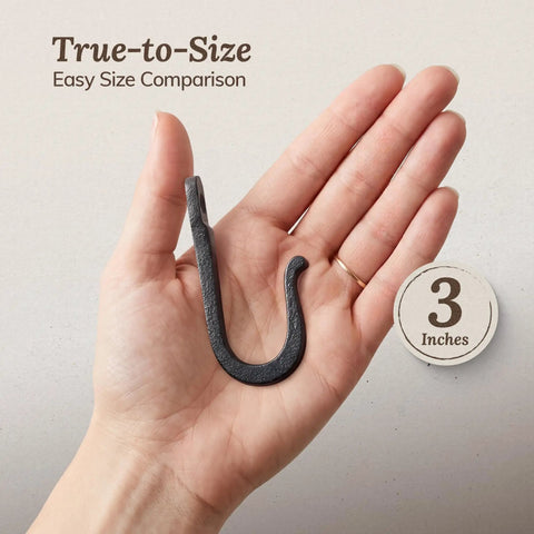 Railroad Spike Cast Iron Wall Hooks Built Tough So You Hang Heavy Gear Without A Sweat No Bending Farmhouse Decor Hardware Powder Coated Rustproof For Coats Bags Or Pots Indoors Or Outdoors Black 10 Pack