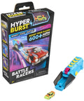 Battle Racers Green Storm Micro Scale Car with Launcher toy package, including car and launcher, for ages five and up.