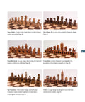 Top Shelf Wooden Chess Sets Made Easy Knockout Scroll Saw Pattern Book featuring unique chess piece designs on a vintage game board.