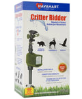 Packaging of Motion Activated Animal Repellent Sprinkler For Yard Pest Control That Keeps Critters Away Including Cats Dogs Squirrels Deer Raccoons And Rodents With A Quick Water Burst Outdoor Lawn Protector Batteries Not Included Model 5277.