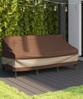 Ultimate Waterproof Patio Sofa Cover With All Weather Protection For Outdoor Couches Fits Up To 77W X 35D X 35H Inches Mocha