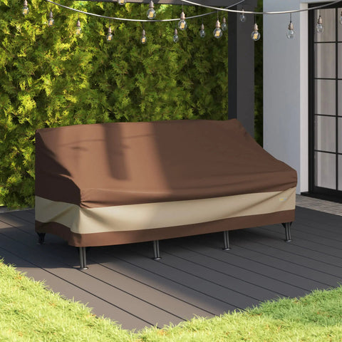 Ultimate Waterproof Patio Sofa Cover With All Weather Protection For Outdoor Couches Fits Up To 77W X 35D X 35H Inches Mocha