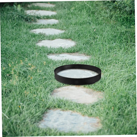Round Concrete Paver Mold For DIY Garden Pathways Reusable Cement Mould For Landscaping And Outdoor Decor Easy To Use Pavement Form For Patio Paths Walkways And Lawn Edges on grass pathway