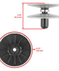 Secondary Transmission Variator Pulley Kit For John Deere D105 E100 X105 X106 Lawn Tractors dimensions shown