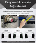 Heavy Duty Wheel And Toe Alignment Tool Kit With Two 5m Tape Measures For DIY Car Front End Alignment Toe Plates For Precise Adjustment