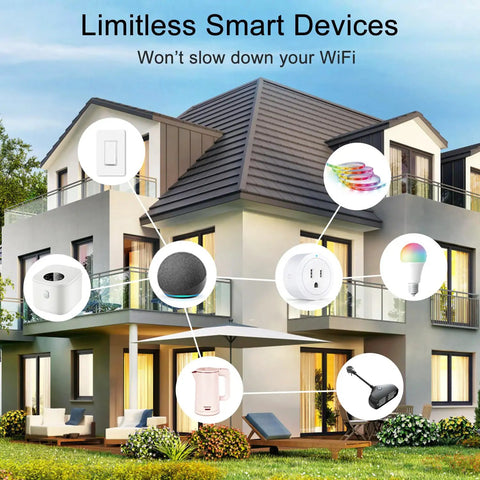 Smart Plug Set For Alexa With Easy Voice Setup Hands Free Plug And Play Control Remote On Off Timers And Schedules Group Control