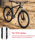 Beefy 26 Inch MTB Suspension Fork With 120Mm Travel And Crown Lockout on mountain bike in outdoor setting