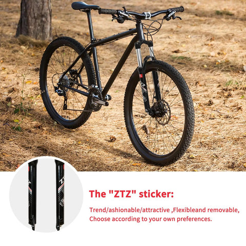 Beefy 26 Inch MTB Suspension Fork With 120Mm Travel And Crown Lockout on mountain bike in outdoor setting