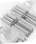 Top Quality Stainless Steel Spring Assortment Kit With 200 Pieces For DIY Home Repairs Mechanical Projects Featuring Reliable Compression And Tension Springs That Rock Smooth Elasticity And Durable Performance, tray view