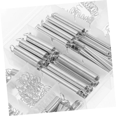 Top Quality Stainless Steel Spring Assortment Kit With 200 Pieces For DIY Home Repairs Mechanical Projects Featuring Reliable Compression And Tension Springs That Rock Smooth Elasticity And Durable Performance, tray view