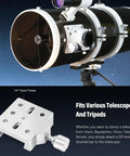 Medium Dovetail Clamp With Brass Screw Mount Plate For Telescopes Attach Finderscope And Guidescope On Tripod Or Mount