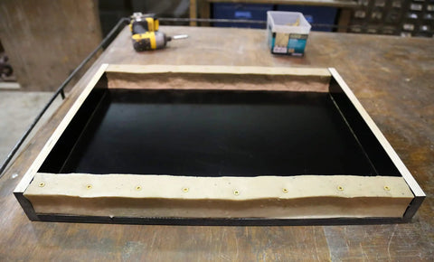 Chiseled Edge Concrete Countertop Edge Form Liner 12 Feet Long 2 Inches Wide And Deep Self Supporting No Silicone Needed