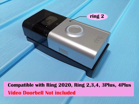 Vinyl Siding Mount For Video Doorbell 2020 2 3 4 3Plus 4Plus No Tilt Fixes Angled Install And Keeps Your Doorbell Level On Standard Vinyl Siding