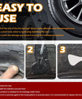 Instructions for using 60 Piece Car Tire Repair Kit With Self Tapping Plugs And Repair Screws Including Screwdriver And Glue For Cars And Motorcycles On The Road Grab And Go Easy To Use