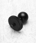 17mm Ball Head Converter With One Quarter Inch Universal Screw For Tripods Magnetic Suction Cup Car Mounts And Phone GPS Camera Brackets 360 Degree Panoramic Rotation Perfect For Multi Angle Shots, close-up view showing textured surface and screw detail.