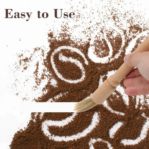 14 Piece Coffee Grinder And Espresso Machine Cleaning Brush Set With Stainless Steel Straw Brushes Long Grip Handle