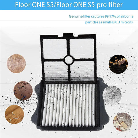 Replacement Roller Brush And Filters Kit For Tineco Floor One S5 And S5 Pro 2 Cordless Wet Dry Vacuum Cleaner Includes filter