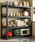 40 Inch Wide Heavy Duty Garage Shelving Unit With Wire Mesh Panels 560 Lb Per Shelf 2240 Lb Total Capacity Sturdy Steel Frame For Home Workshop And Small Biz Storage in kitchen use