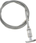 Universal Control Cables With Chrome Knob 6 Ft Length One And Three Quarter Inch Knob Size Built To Last For Home Industrial And Commercial Jobs Twist To Lock Or Push Pull Options