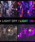 150W LED UV Blacklight Flood Light With 10 Ft Cord For Halloween Parties DJ Nights Club Vibes Neon Poster Fluorescent Glow 400-410 Nm Ultraviolet Beam, 120 Degree Wide Throw, Long Lifespan showcasing light effects