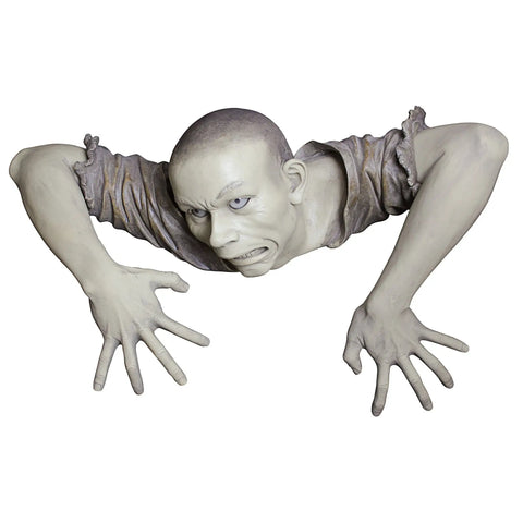 Zombie Of Montclaire Moors Indoor Outdoor Garden Statue Halloween Decor Creepy Graveyard Ghoul bust with outstretched hands