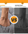 Comparison of 3D support cushion vs standard cushion for Custom Bench Cushions Waterproof Window Seat Pad Non Slip Tufted.