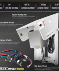 Power Tilt And Trim Unit For Outboard Motors Up To 35 HP With Electric Hydraulic System PT 35, components and wiring shown