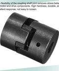 Rock Solid Flexible Coupling Shaft 15mm To 25mm Bore 52mm Length 44.5mm Outer Diameter Motor Coupler Joint 45 Steel close-up