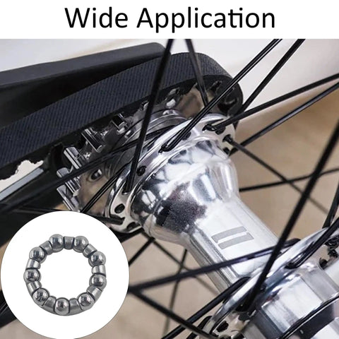 Four Piece Bike Ball Bearing Retainer Set One Quarter Inch Outer 29mm Inner 18mm Ball 6.35mm For Crank Bearings And Rear Wheel Replacement
