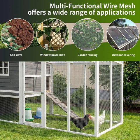 Top Shelf Heavy Duty Hardware Cloth Roll At One Quarter Inch Mesh Measuring Four Foot By Ten Feet With Twenty Three Gauge Steel used for outdoor chicken fencing.