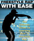 Cover image of Complete Freestyle Rap Guide For Beginners Plus Battle Rap Training book featuring a rapper silhouette.