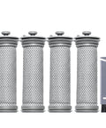 Four Pack Vacuum Filter Replacement Kit For A10 Hero A11 Hero Pure One S11 S12 PowerHero 11 Snap S12 Pro EX Cordless Vacuums High Efficiency Pre Filters Easy Fit Prolongs Suction And Extends Cleaner Life with cleaning brush