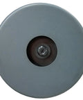 Top view of Replacement Car Wash Vacuum Motor 8055EM, grey casing, central shaft, for JE Adams Vacuums, 110V, 1.6HP