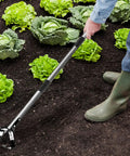Adjustable Length Action Hoe For Weeding Stirrup Hoe Loop Hoe Gardening Tool with cushioned grip used in vegetable garden