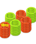Twisted Trimmer Line 18 Pack 0.095 Inch Replacement Line For 15 Inch String Trimmers 252 Feet Total Dual Color Pre Cut