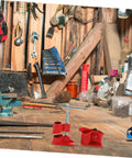 Built Tough Woodworking Pipe Clamp Set Half Inch Quick Release Cast Iron Clamps 2 Piece Kit in workshop