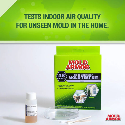 Mold Armor DIY Mold Test Kit box with petri dish and test solution, Quick At Home Mold Check In 48 Hours