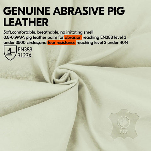 Pro Grade Unlined Pigskin Leather Work Gloves For Men With Hard As Nails Rigger And Builder Gear For Construction Landscaping And Weekend Chores Featuring Snag Resistant Grip And All Day Comfort