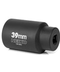 Beefy 39mm Deep Impact Socket For 1/2 Inch Drive, Heavy Duty 12 Point Deep Well Hub Socket, Spindle And Axle Nut Remover