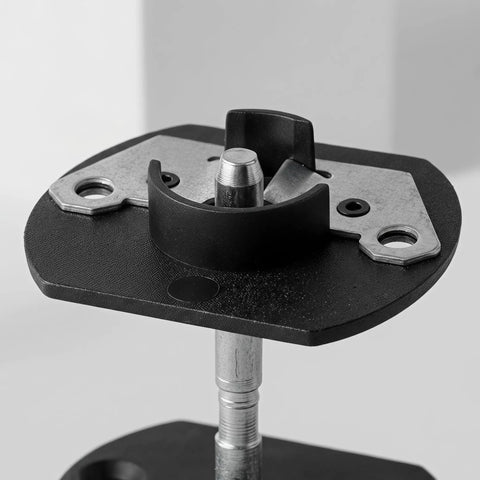 Close-up of metal and plastic components from Five Sets Interlocking Sectional Sofa Connectors Brackets Pin Style For Stable Couch Assembly
