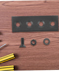 Sliding Barn Door Track Connector Set Replacement Mending Plates For Durable Barn Door Hardware Solid Repair Kit with tools