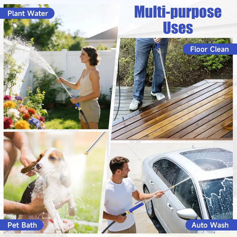 Heavy Duty High Pressure Washer Wand Pro Grade With Hydro Jet Nozzle multiple uses for garden patio car cleaning