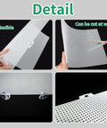 Detail view of A Straight Up Fish Tank Divider Set That Slides Right In Without The Hassle Includes Tough Suction Cups And Lets You Cut It To Size.