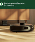 Smart Auto Empty Vacuum Robot With Dock 75 Days Hands Free Cleaning No-Fuss Emptying Beastly Suction LiDAR Navigation