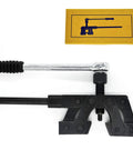 Beefy Roller Chain Breaker Tool For ANSI 100-180 And Metric 20B-36B Chains, heavy duty repair clamp, Q235 body, black oxide finish