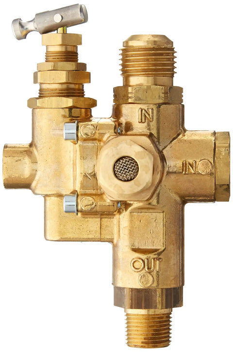 Replacement Auto Unloading Valve For EC2510E Gas Compressor 110-140 PSI All In One Check Valve Pilot Unloader, brass fitting